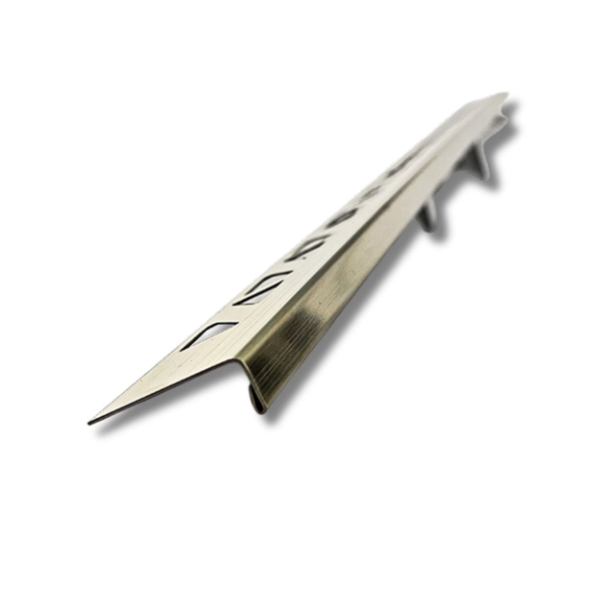 Produktbilde av Click'n Tile Endeprofil - Gold (60cm)