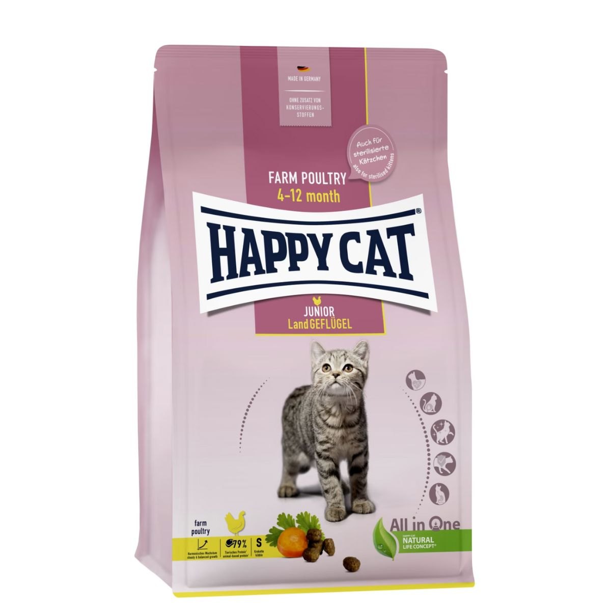 Produktbilde av Happy Cat Junior Fugl - 1,3 kg