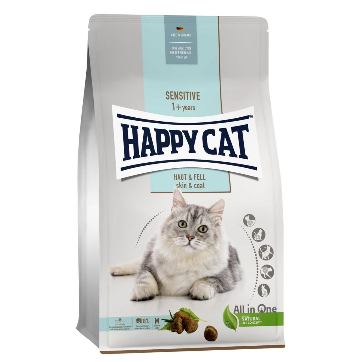 Produktbilde av Happy Cat Sensitive Adult Hud & Pels - 4 kg