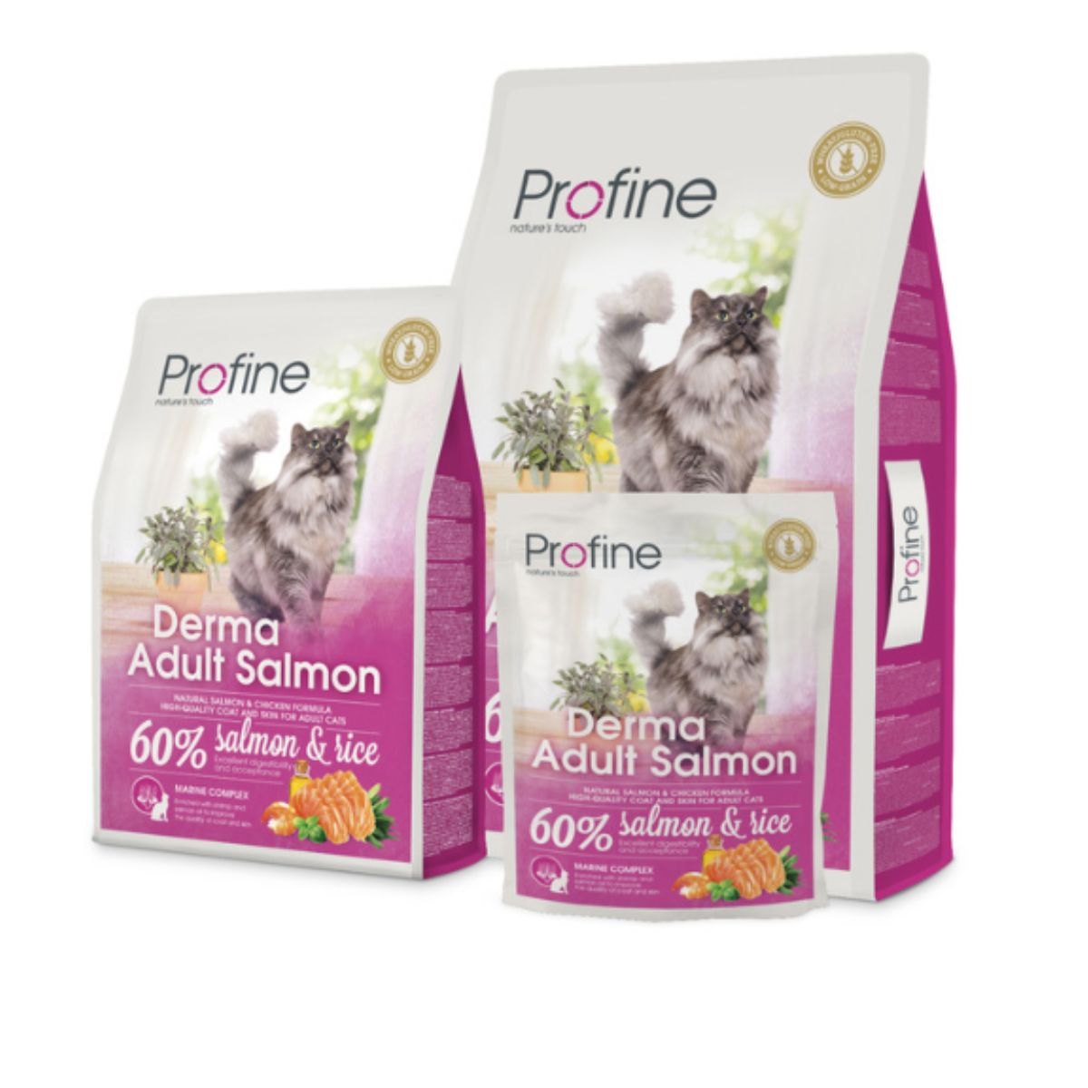 Produktbilde av Profine Derma Adult Salmon & Rice 2 kg