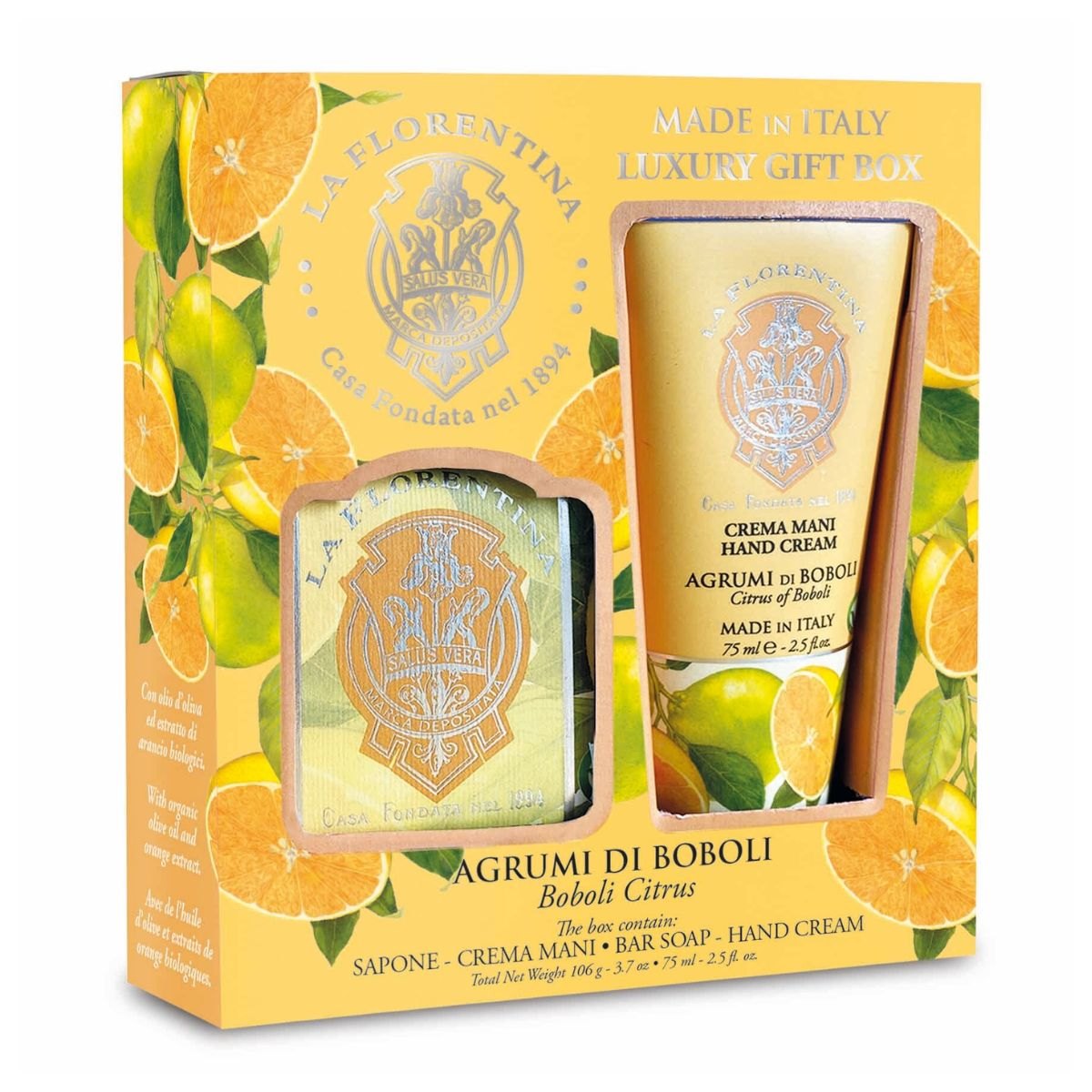 Produktbilde av Mario Fissi Hand Cream Set - Boboli Citrus