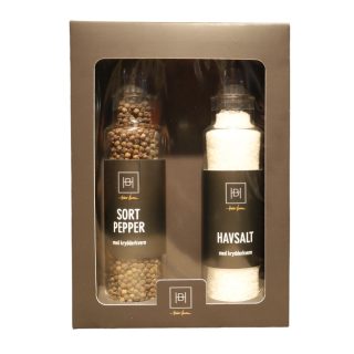Produktbilde av Halvor Bakke Havsalt og Sort Pepper - Gaveeske