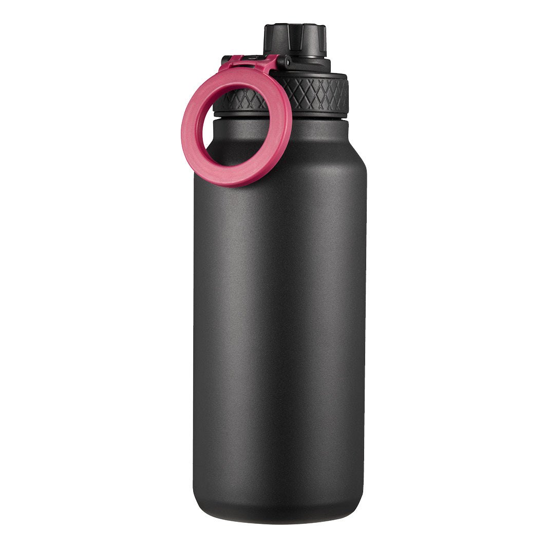 Produktbilde av Dorre Flory drikkeflaske sort/lilla med mobilholder