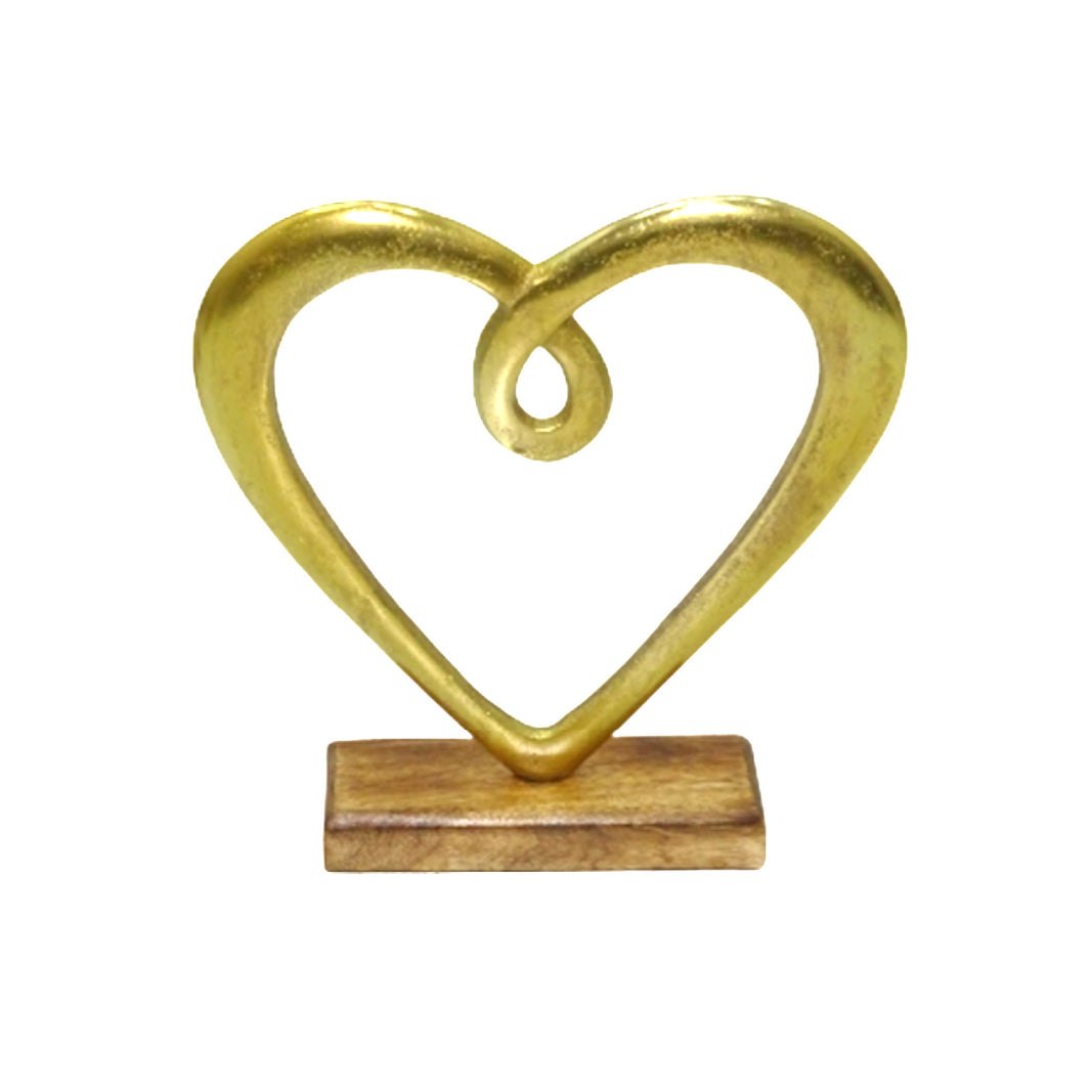 Produktbilde av Dorre Hedy Heart gullfarget - 24 cm