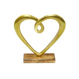 Produktbilde av Dorre Hedy Heart gullfarget - 24 cm