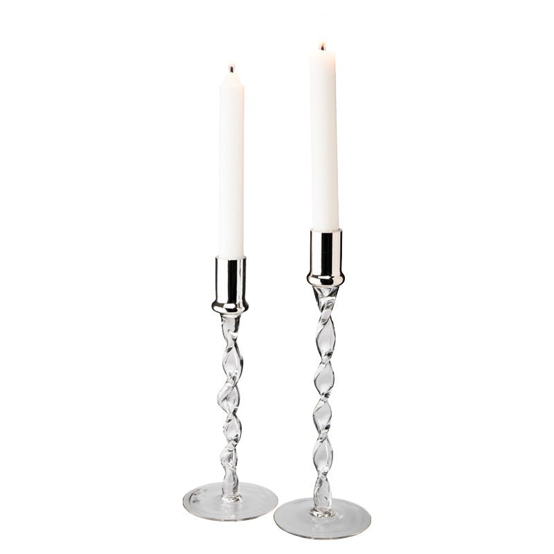 Produktbilde av Dorre Twist Lysestake krom - 2pk