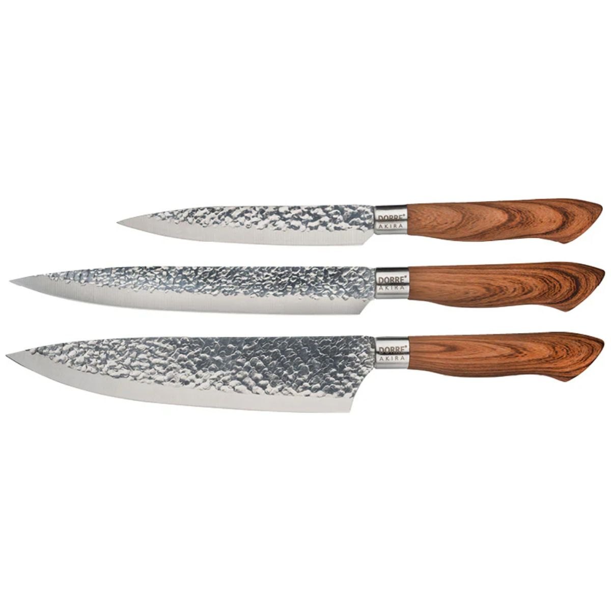 Produktbilde av Dorre Akira knivsett brun - 3 deler