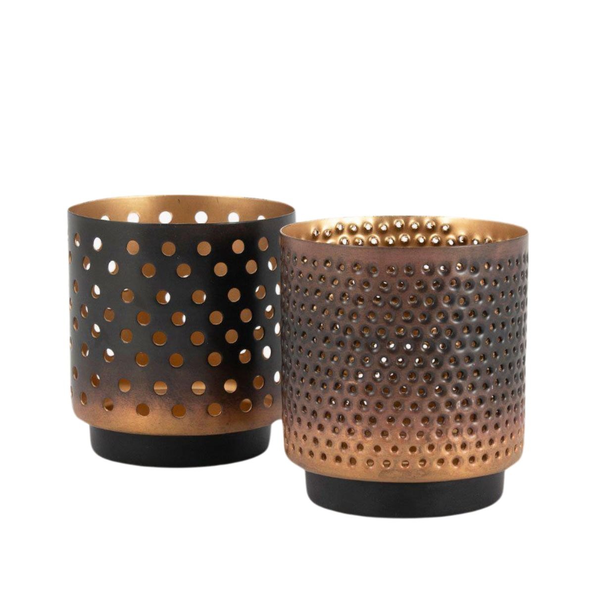 Produktbilde av Aina Sollie Steen Lyslykt med hull - 2pk