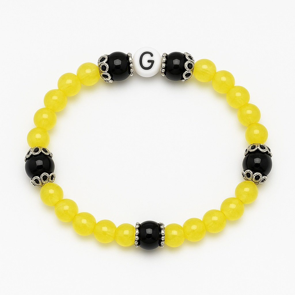 Produktbilde av Amalies Design Armbånd G - Gul/sort