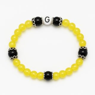 Produktbilde av Amalies Design Armbånd G - Gul/sort