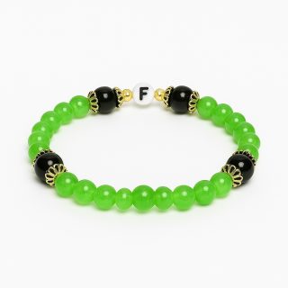 Produktbilde av Amalies Design Armbånd F - Grønn/sort