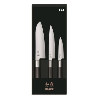 Produktbilde av KAI Wasabi Black Knivsett - Biff