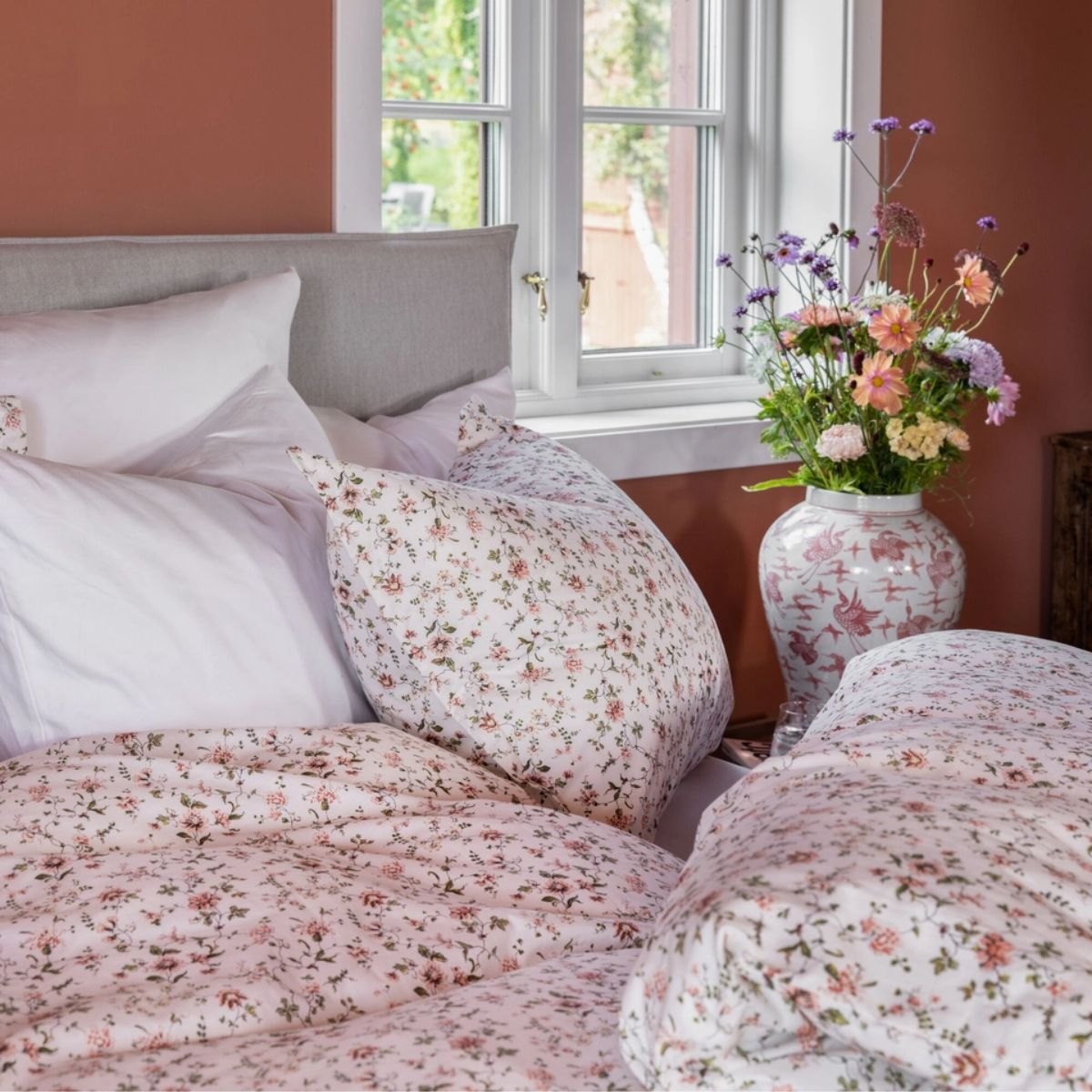 Produktbilde av Borås Cotton Veneda sengesett - Rosa
