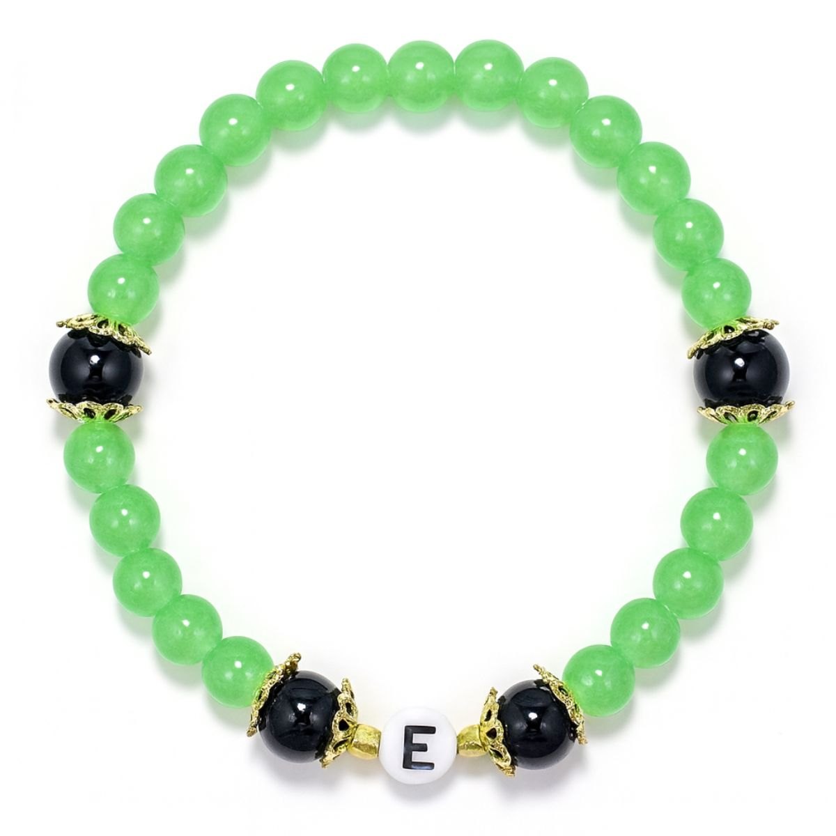 Produktbilde av Amalies Design Armbånd E - Grønn/sort