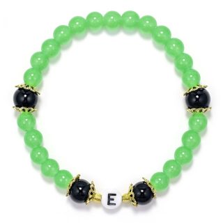 Produktbilde av Amalies Design Armbånd E - Grønn/sort
