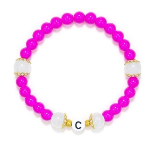 Produktbilde av Amalies Design Armbånd C - Rosa/hvit