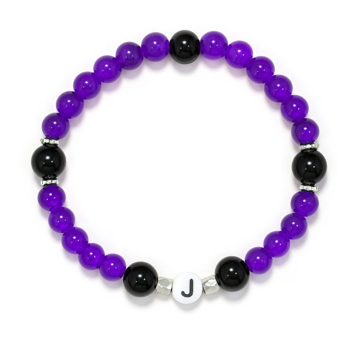 Produktbilde av Amalies Design Armbånd J - Lilla/sort