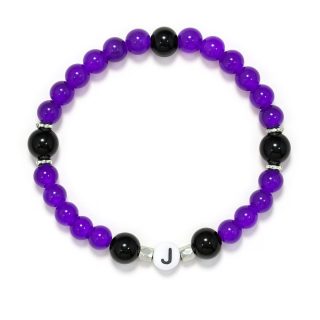 Produktbilde av Amalies Design Armbånd J - Lilla/sort