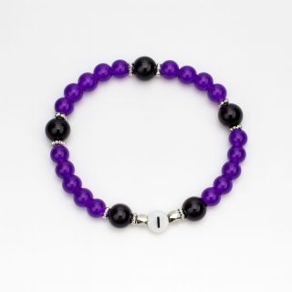Produktbilde av Amalies Design Armbånd I - Lilla/sort