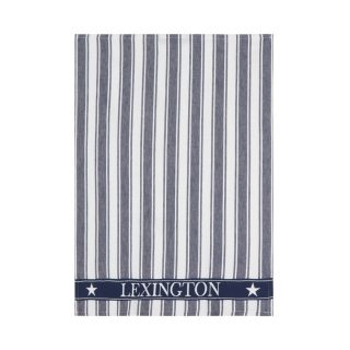 Produktbilde av Lexington Icons Striped Twill Waffle kjøkkenhåndkle - Kjoleblå og hvit