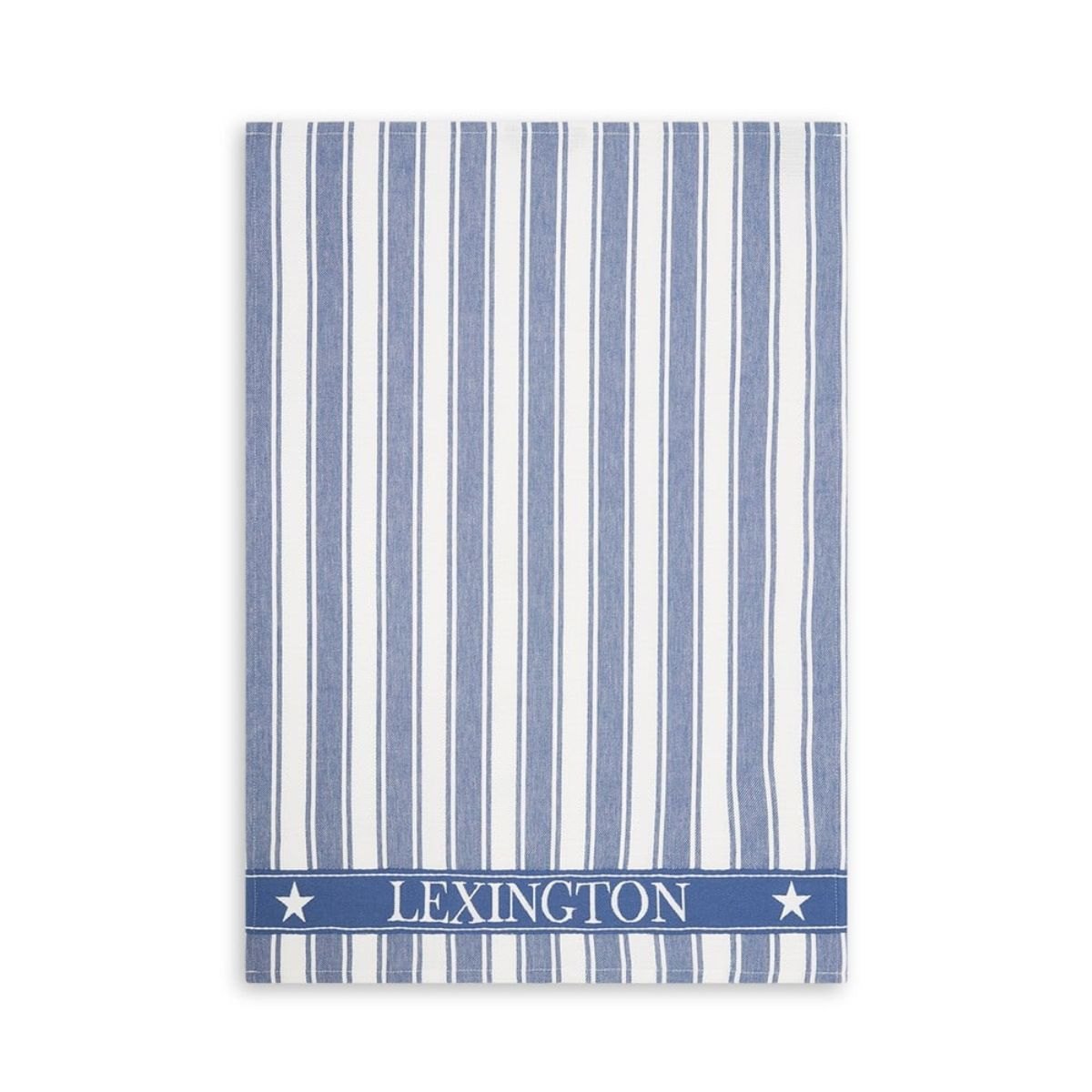 Produktbilde av Lexington Icons Striped Twill Waffle kjøkkenhåndkle - Blå og hvit