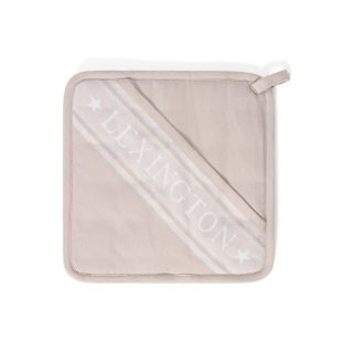 Produktbilde av Lexington Icons Star jacquard gryteklut - Beige og hvit