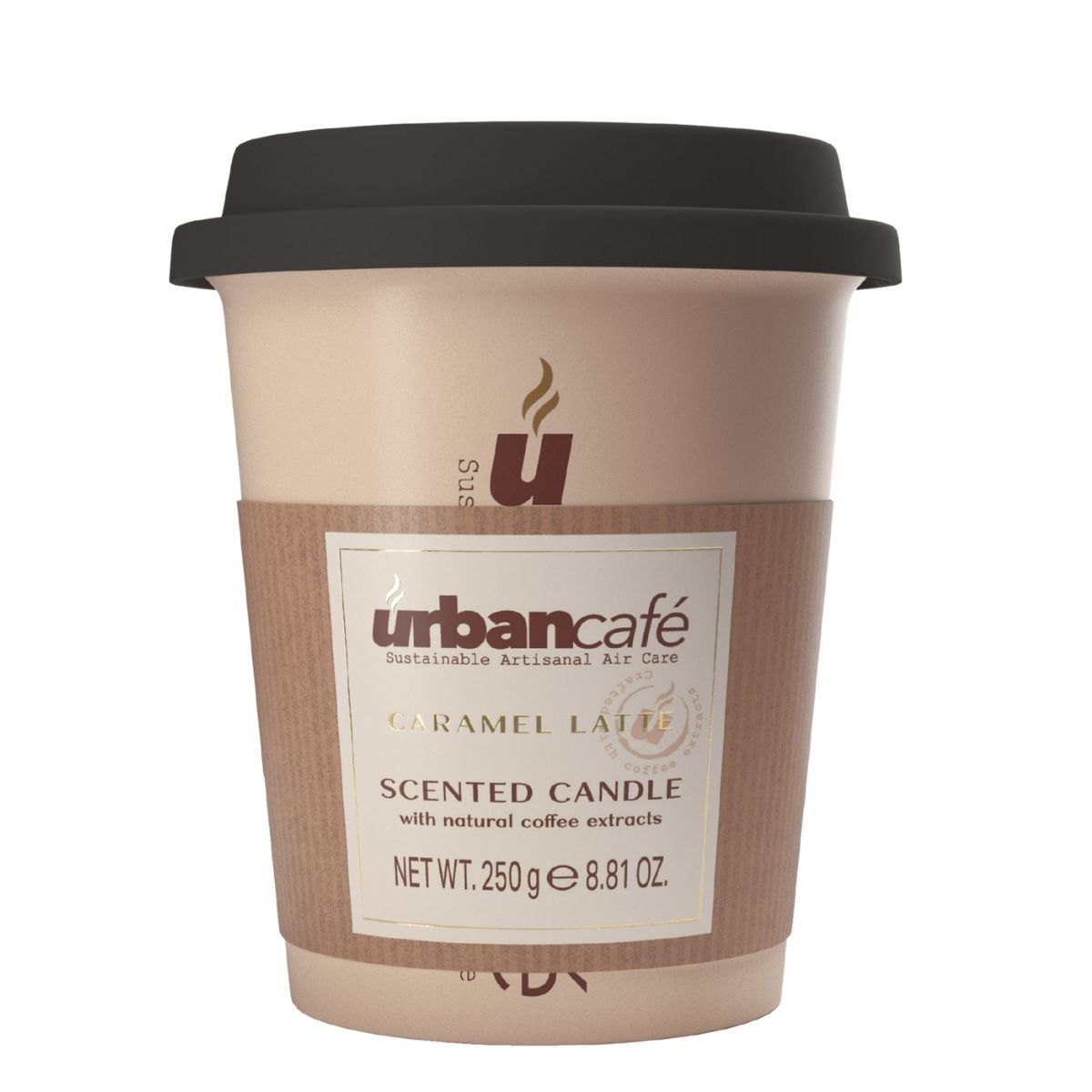 Produktbilde av Urban Café Duftlys & Kaffekopp - Caramel Latte