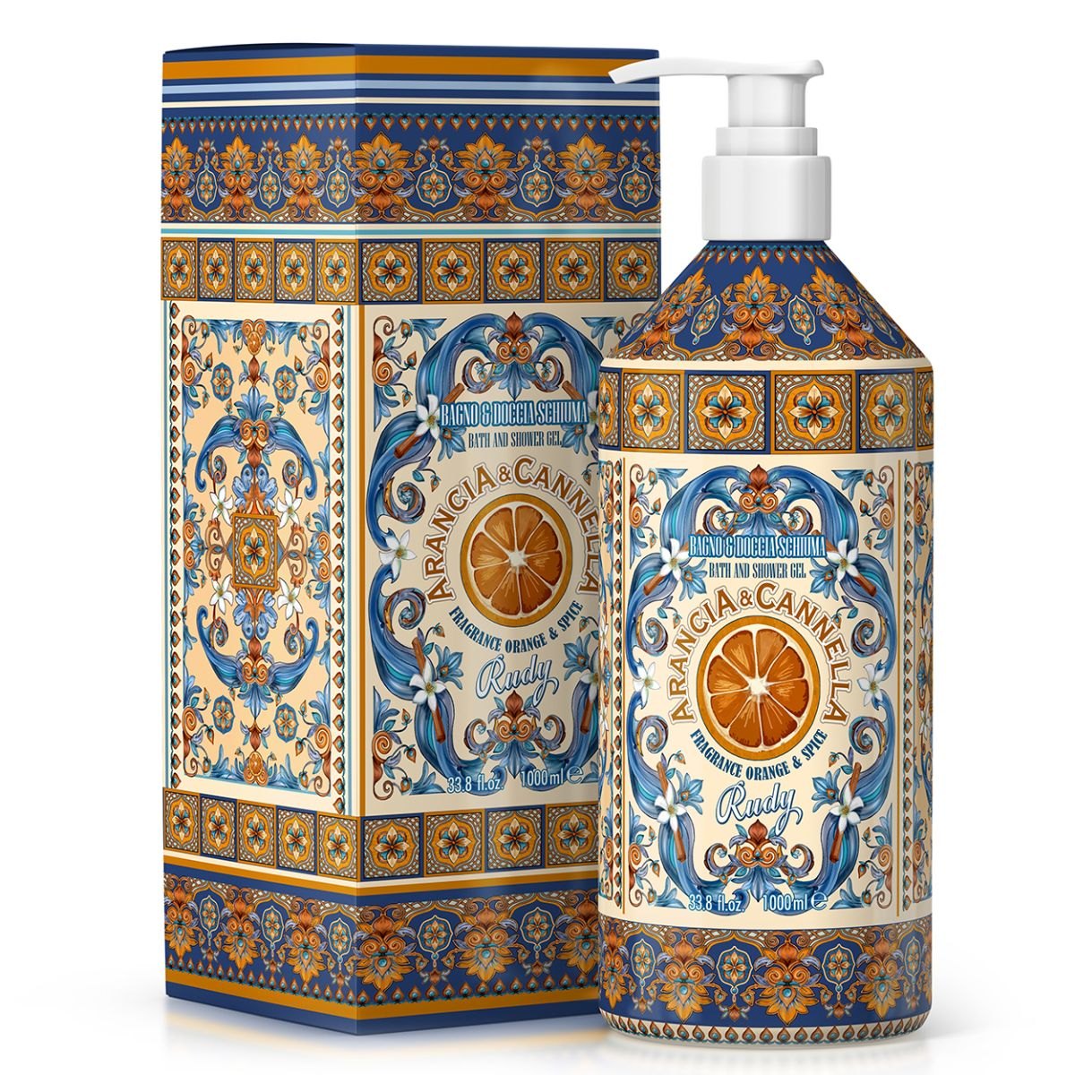Produktbilde av Rudy Profumi Badeskum & Dusjsåpe - Orange Cinnamon