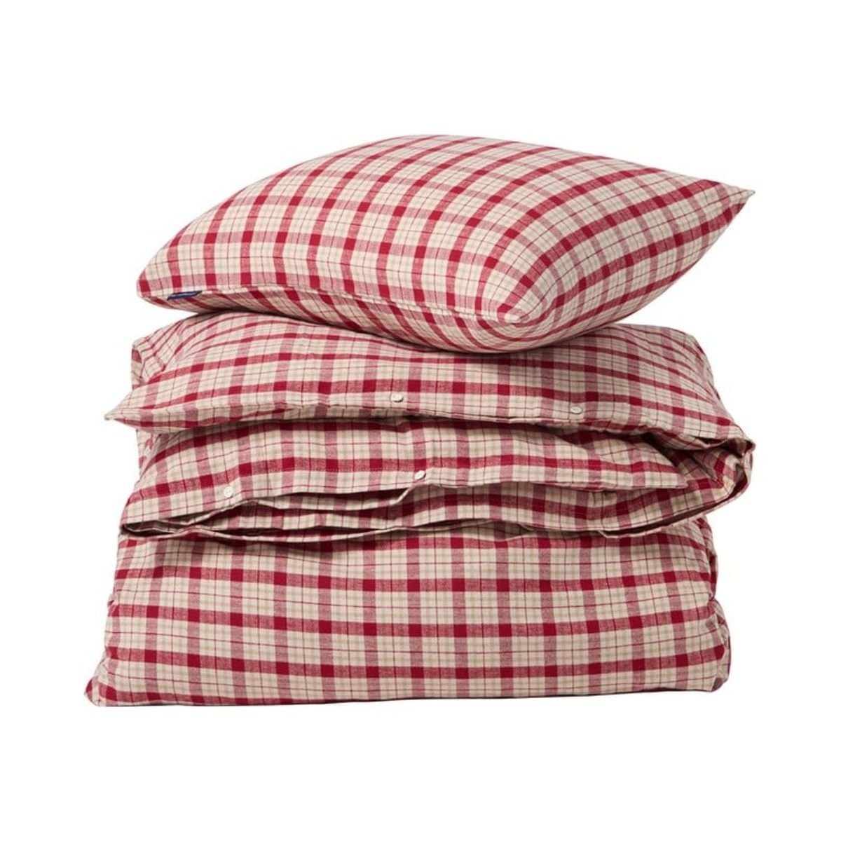Produktbilde av Lexington Checked Flanell sengesett - Rød