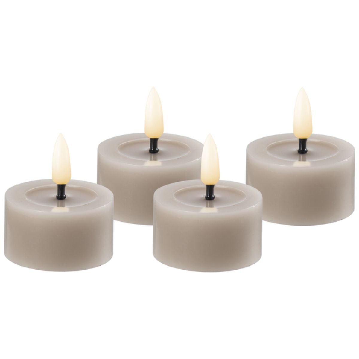 Produktbilde av Edelweiss LED Telys 4pk - Taupe