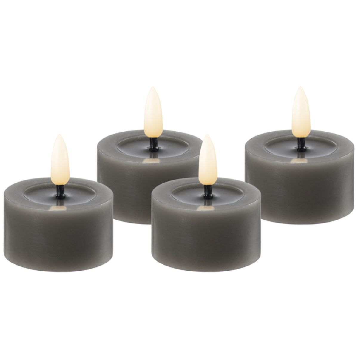 Produktbilde av Edelweiss LED Telys 4pk - Dark Gray
