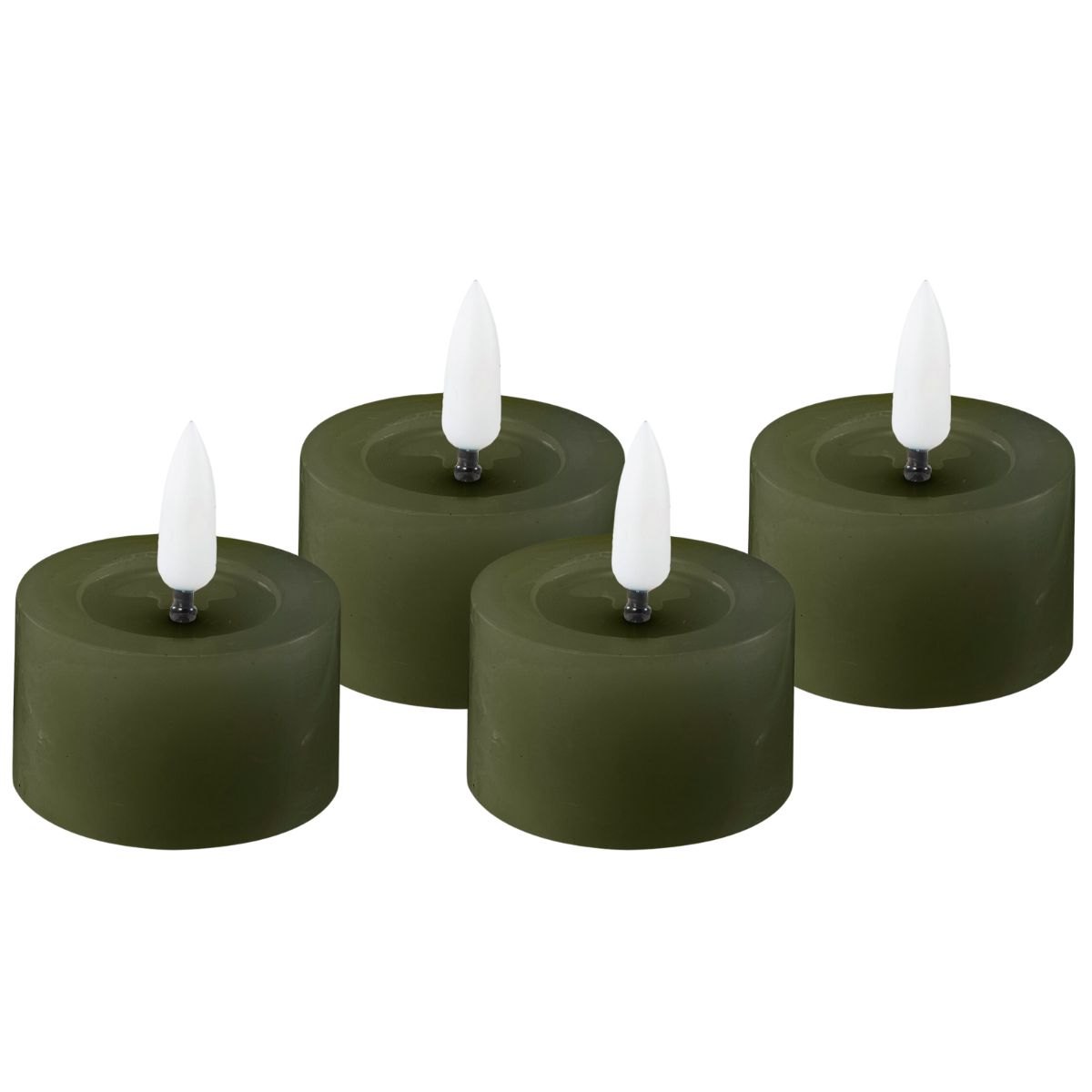 Produktbilde av Edelweiss LED Telys 4pk - Deep Forest Green