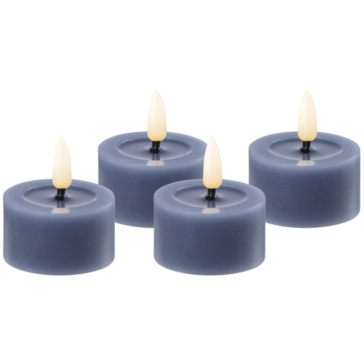 Produktbilde av Edelweiss LED Telys 4pk - Jeans Blue