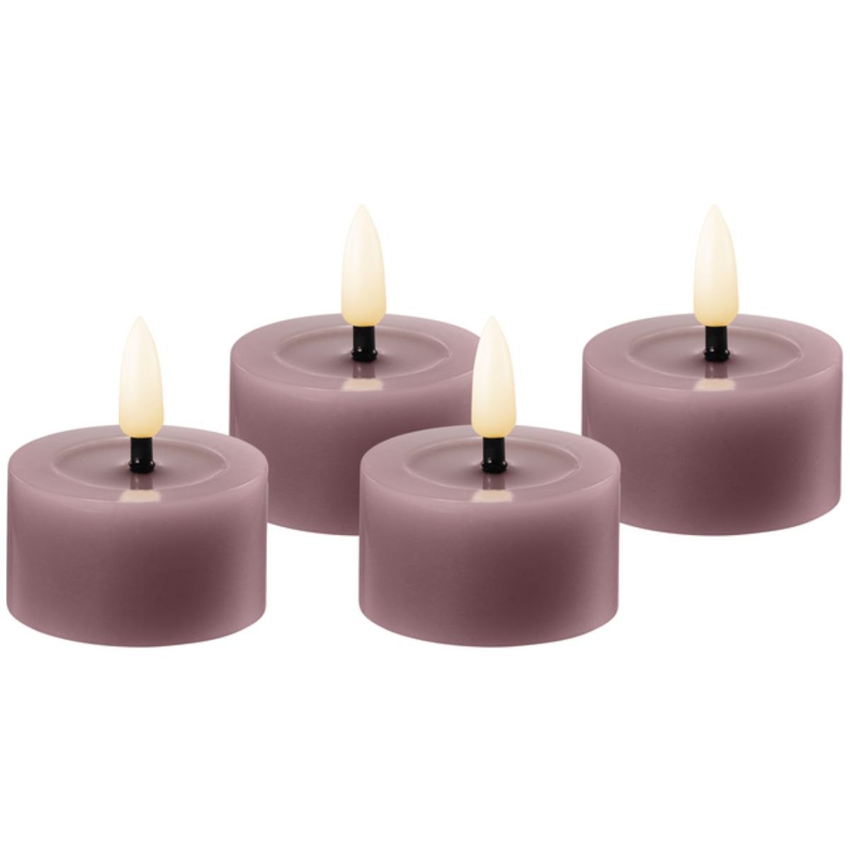 Produktbilde av Edelweiss LED Telys 4pk - Pale Rose