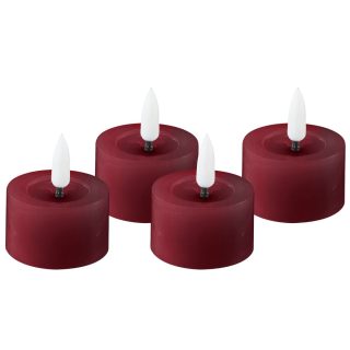 Produktbilde av Edelweiss LED Telys 4pk - Ruby Red