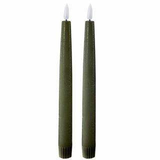 Produktbilde av Edelweiss LED Kronelys 2pk - Deep Forest Green