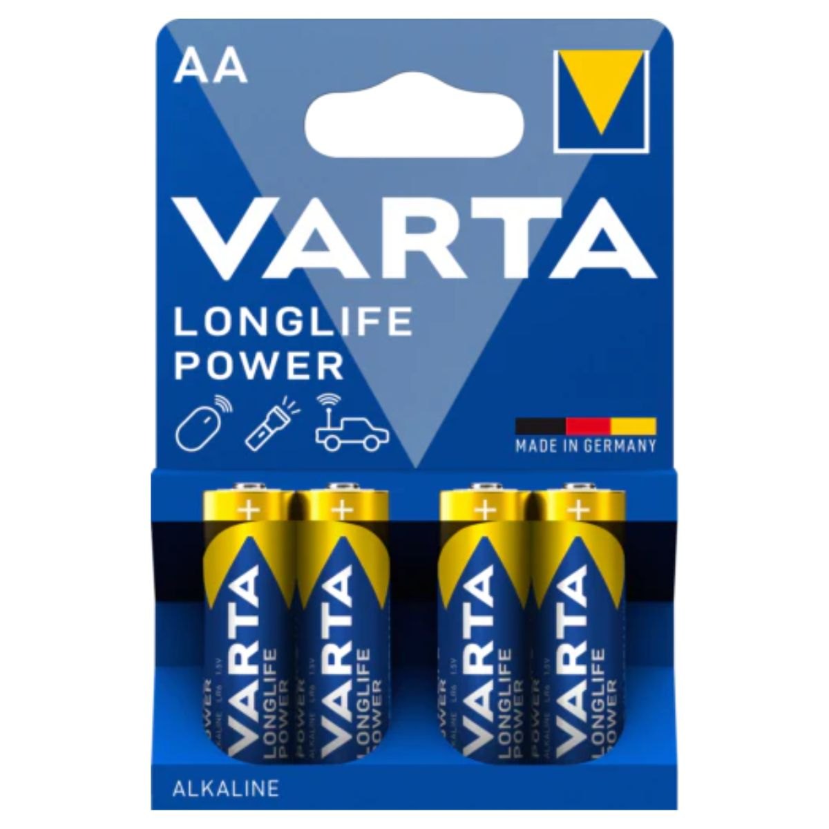 Produktbilde av Varta Longlife Power batteri 4pk - AA