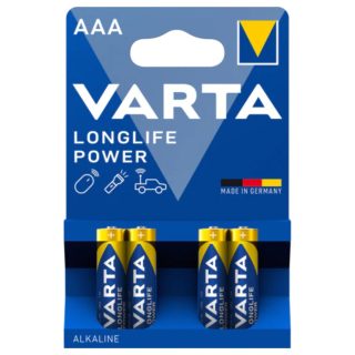 Produktbilde av Varta Longlife Power batteri 4pk - AAA