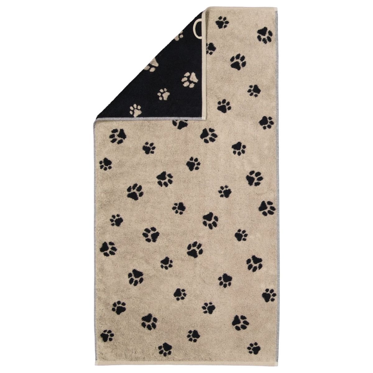 Produktbilde av Cawö We Love Dogs - Paws - Sort/Beige