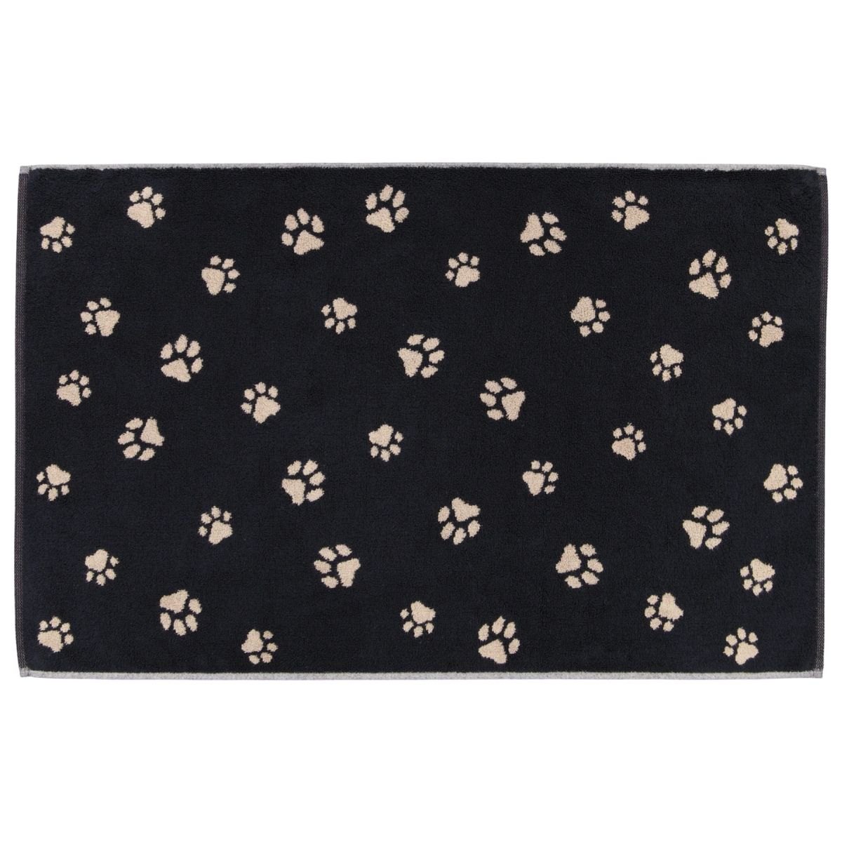 Produktbilde av Cawö We Love Dogs baderomsmatte Paws - Sort/Beige