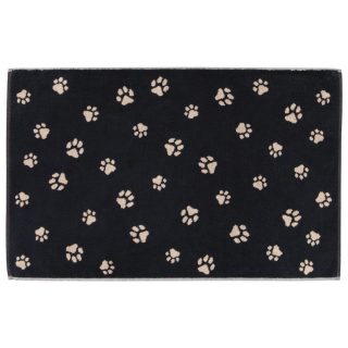 Produktbilde av Cawö We Love Dogs baderomsmatte Paws - Sort/Beige