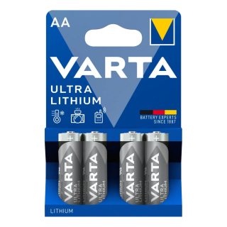 Produktbilde av Varta Ultra Lithium oppladbart batteri 4pk - AA
