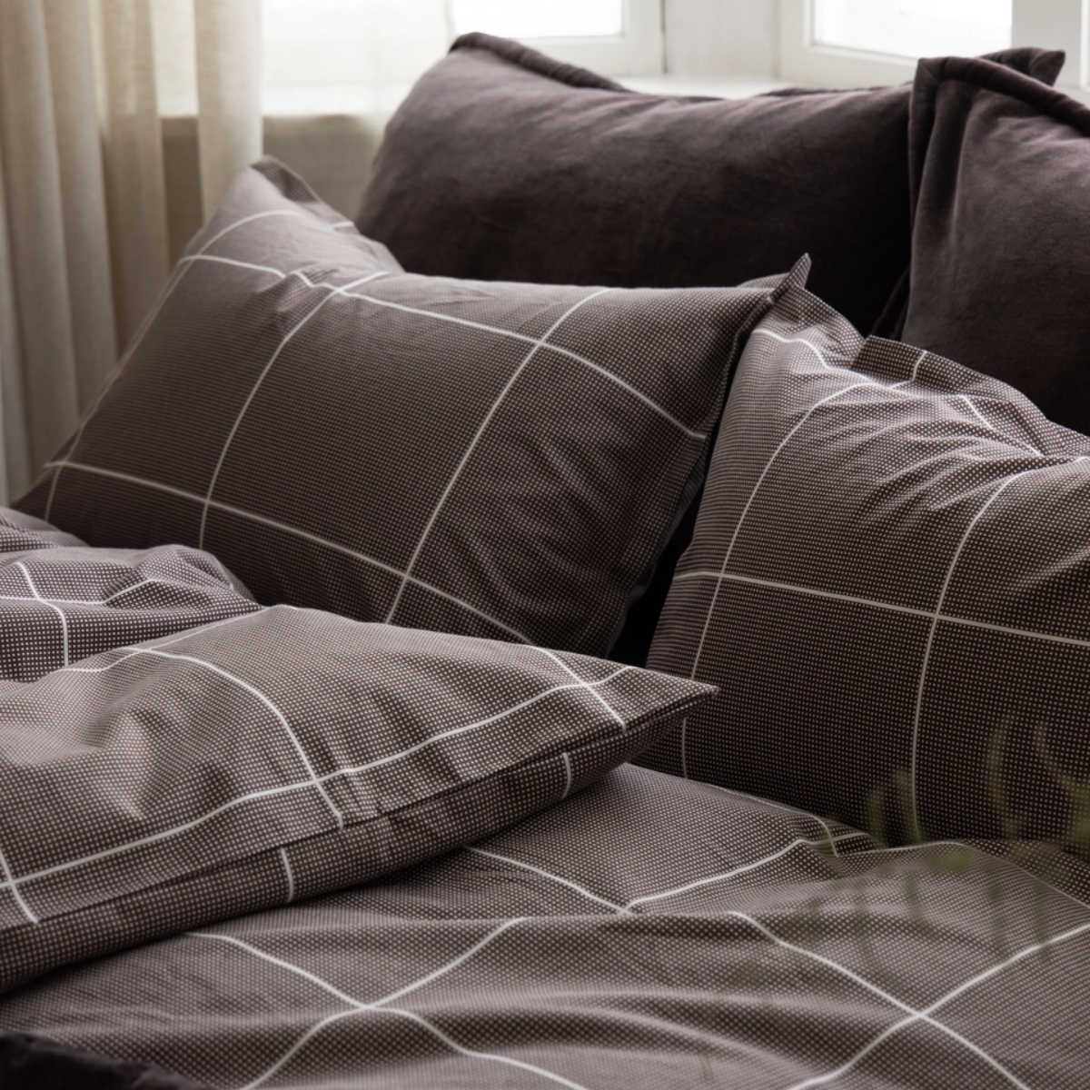Produktbilde av Borås Cotton Billie sengesett - Brun