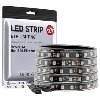 Produktbilde av BTF-Lighting WS2814 4-i-1 LED-stripe 60 LEDs RGB+WW IP67 - 5 meter