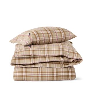 Produktbilde av Lexington Checked Flanell sengesett - Fudge
