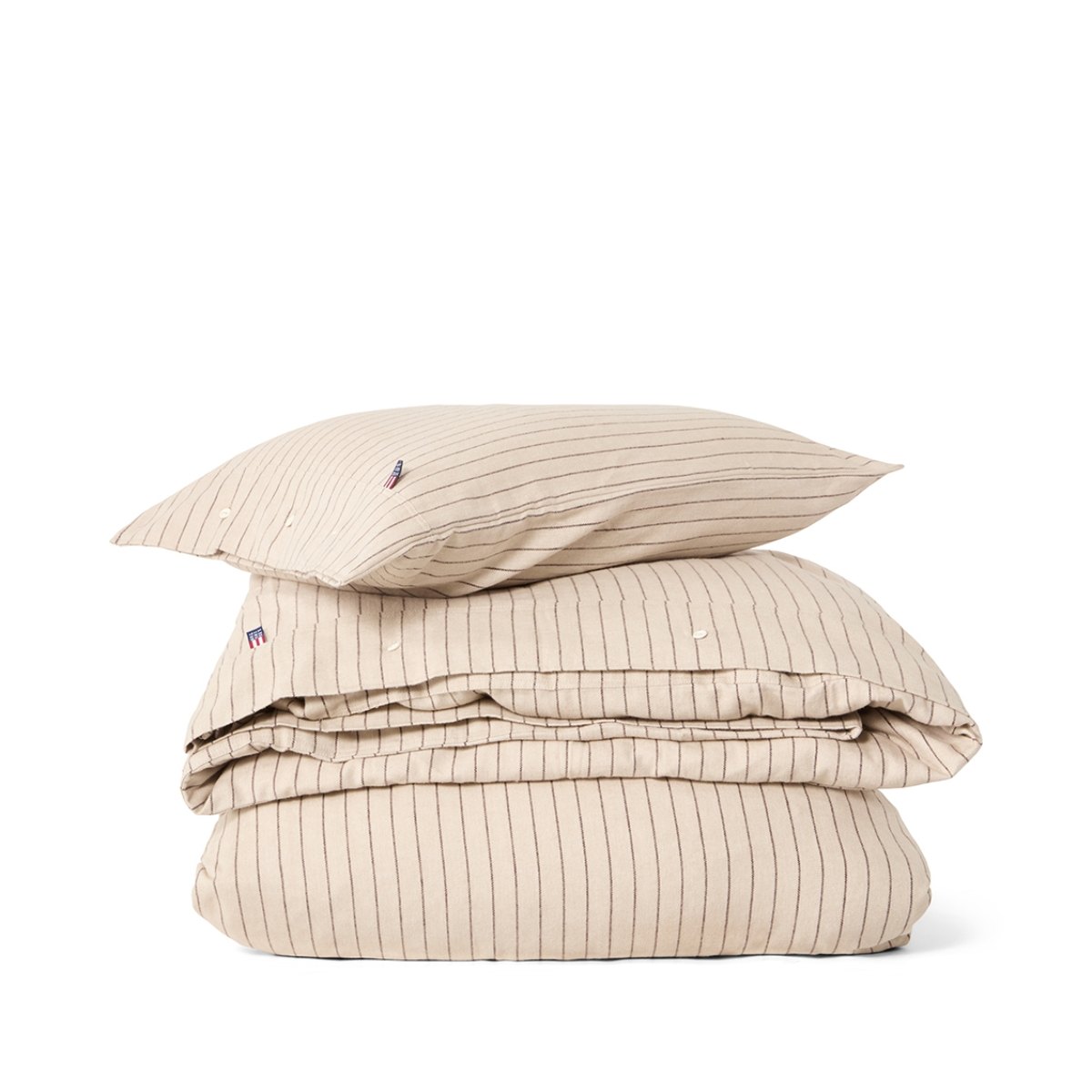 Produktbilde av Lexington PinStripe Flanell sengesett - Beige