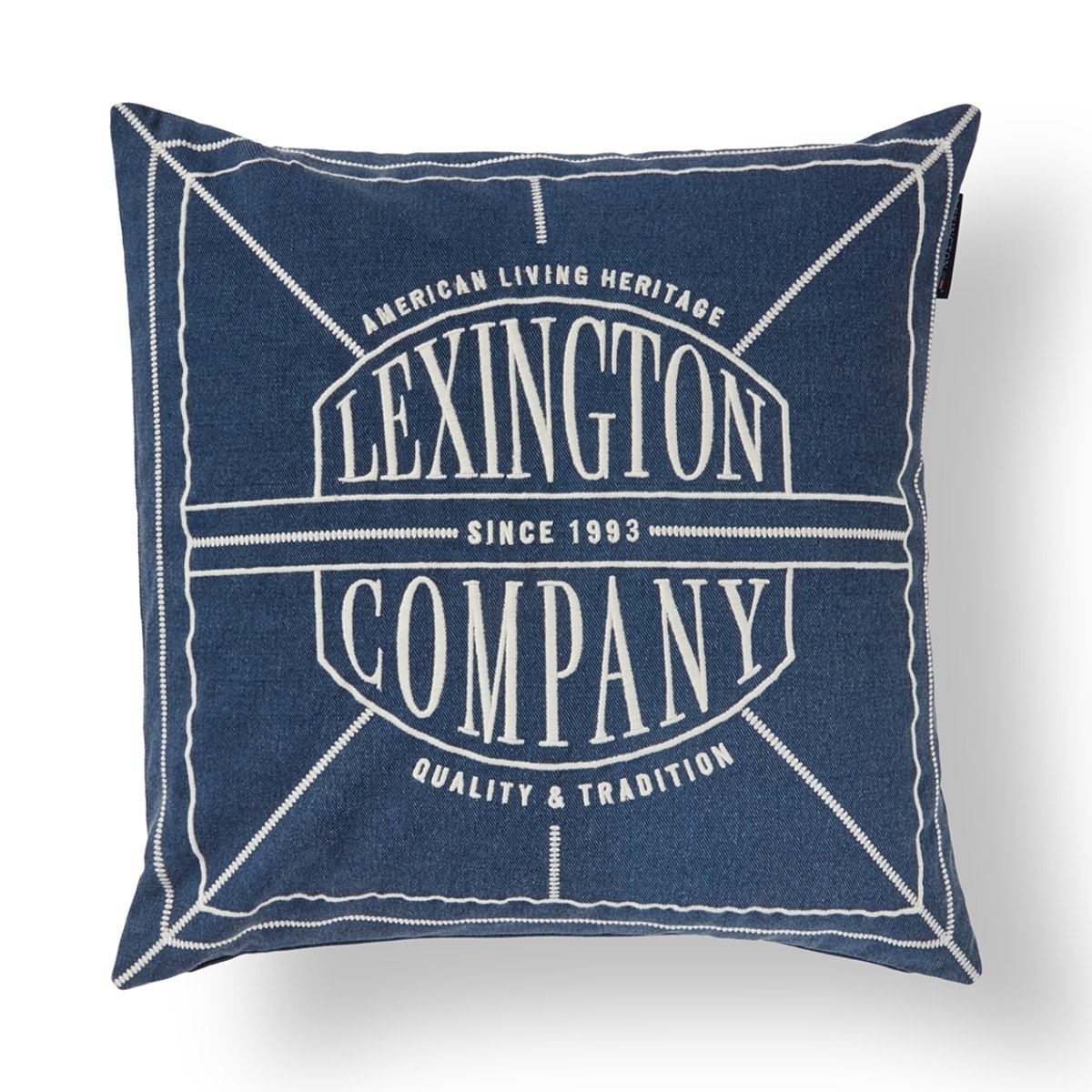 Produktbilde av Lexington Logo putetrekk - Mørk blå