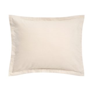 Produktbilde av GANT Stripete putetrekk i sateng - Clay Beige
