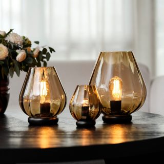 Produktbilde av Halvor Bakke Rocks XO bordlampe - 30cm caramel