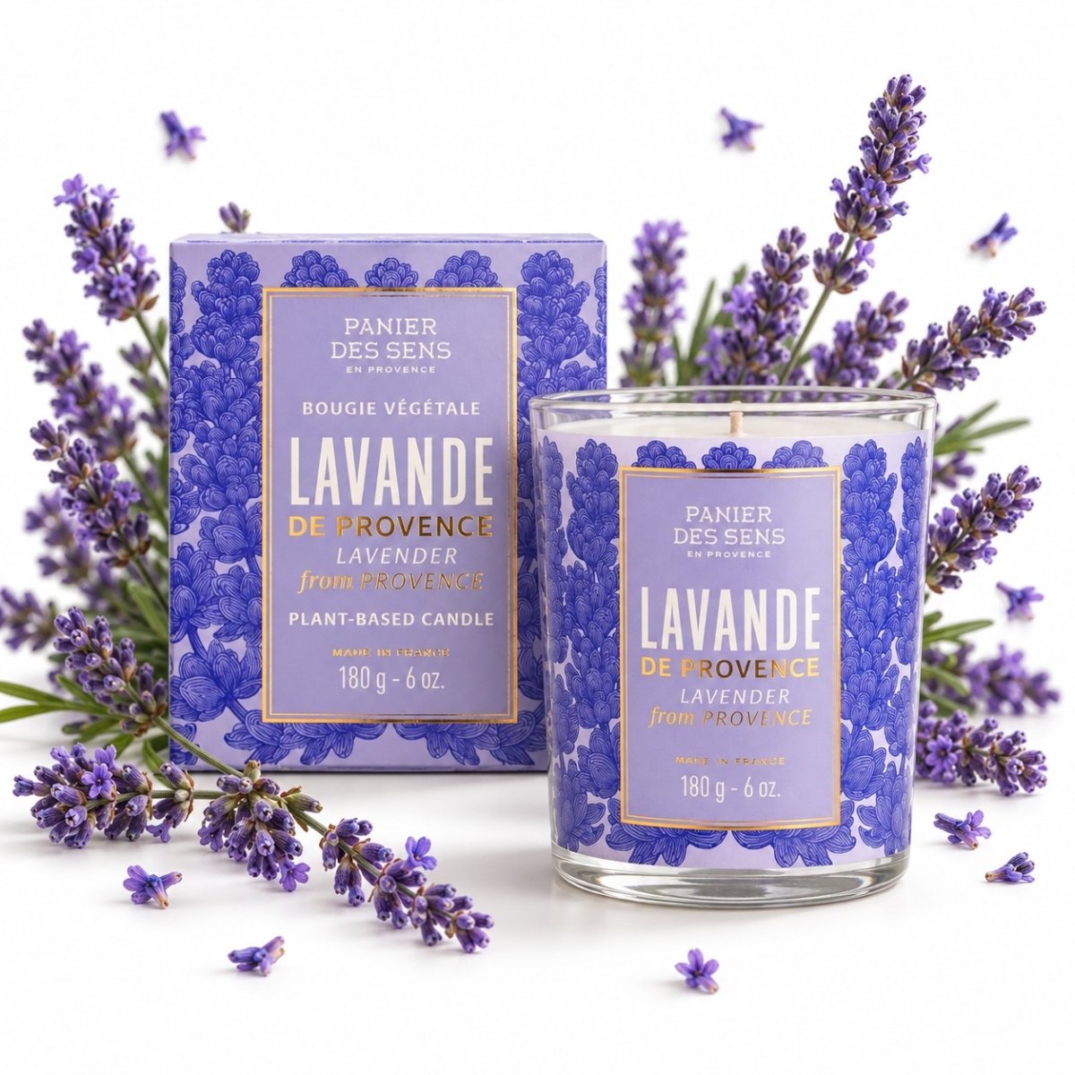 Produktbilde av Panier des Sens Iconic duftlys - Lavendel